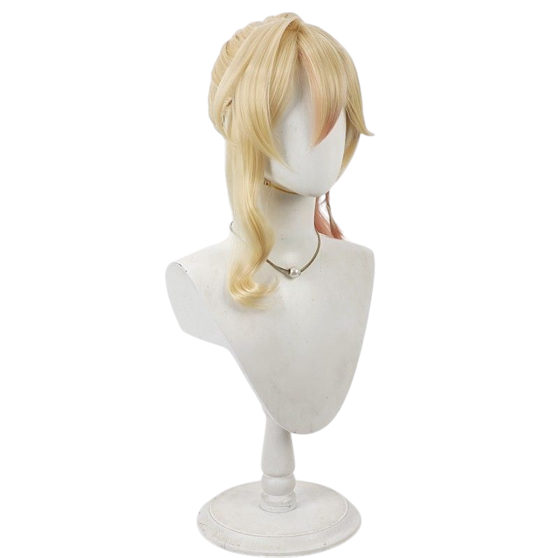 Honkai Impact 3rd Diana cos Tian Guang Chi Che Cosplay Wig - Dual-Tone Split Ponytail