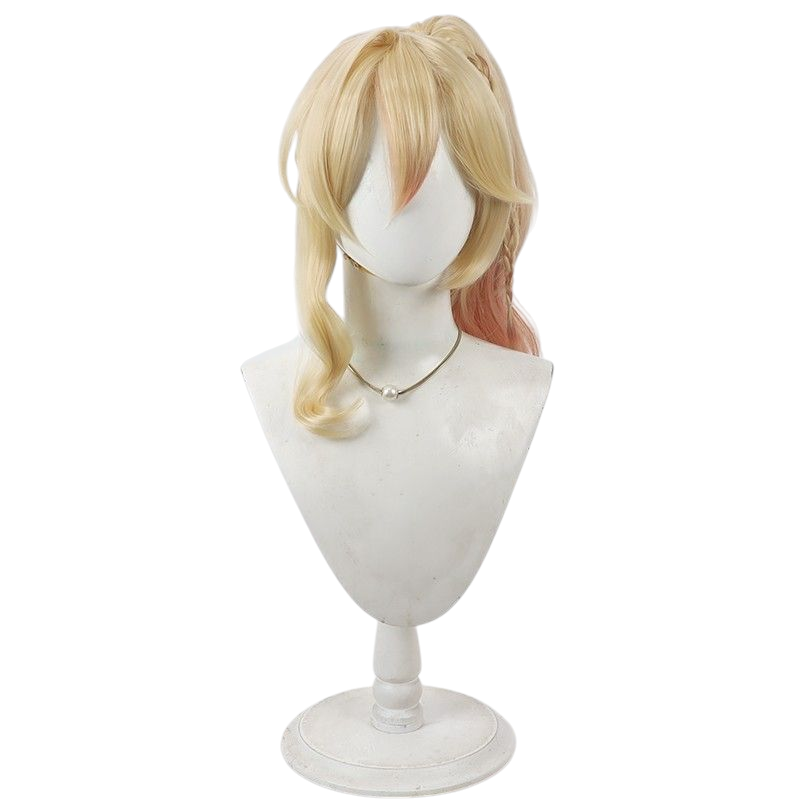 Honkai Impact 3rd Diana cos Tian Guang Chi Che Cosplay Wig - Dual-Tone Split Ponytail