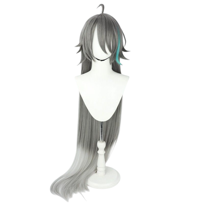 Honkai Impact 3rd Su Cosplay Wig - Gray Gradient Long Hair with Scalp