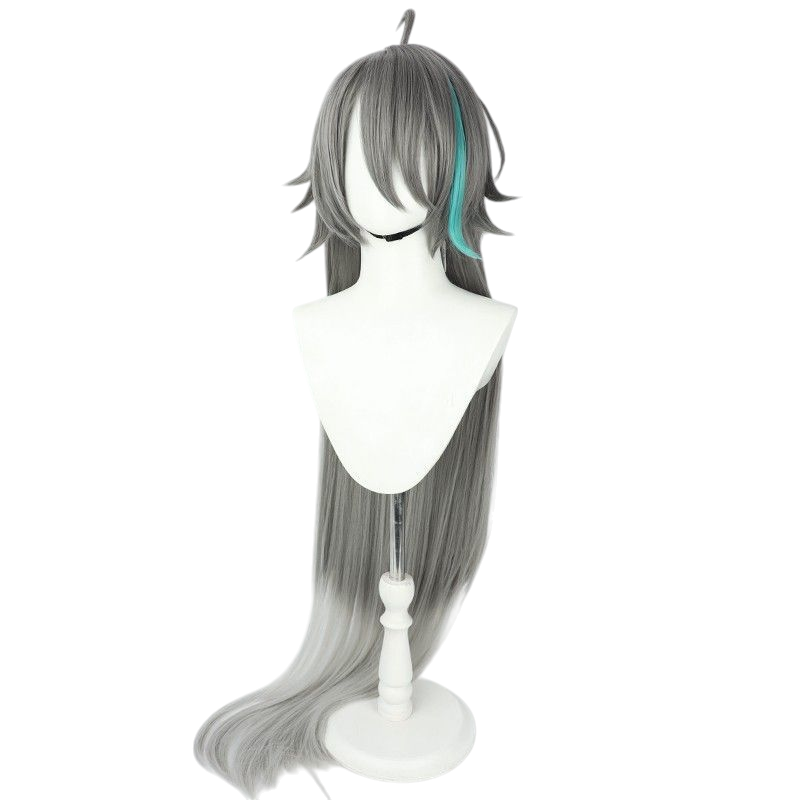 Honkai Impact 3rd Su Cosplay Wig - Gray Gradient Long Hair with Scalp