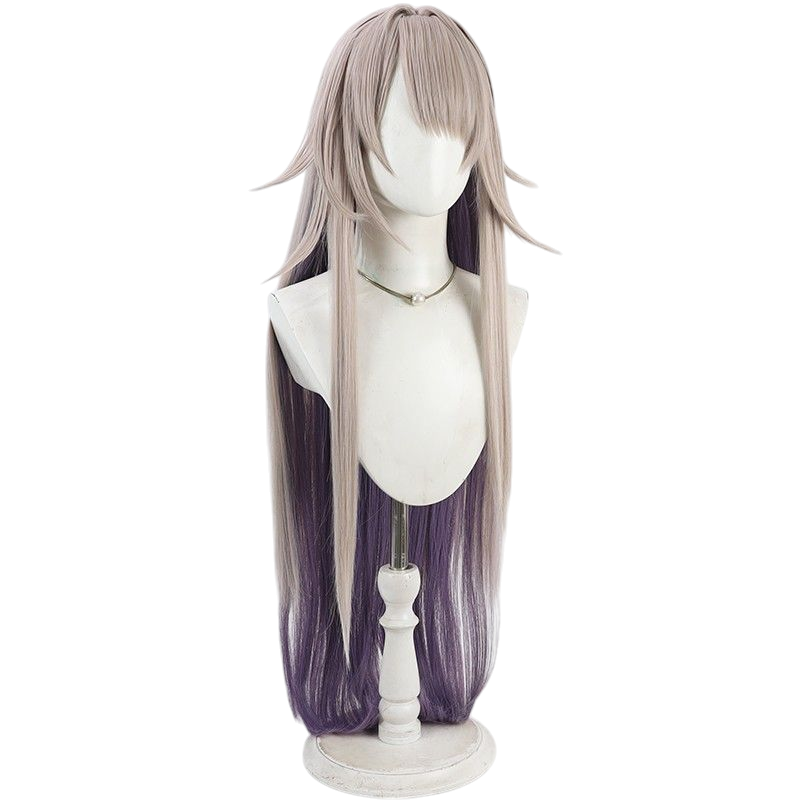 Honkai Star Rail Herta Cosplay Wig - Long Silver Hair for Genius Scientist