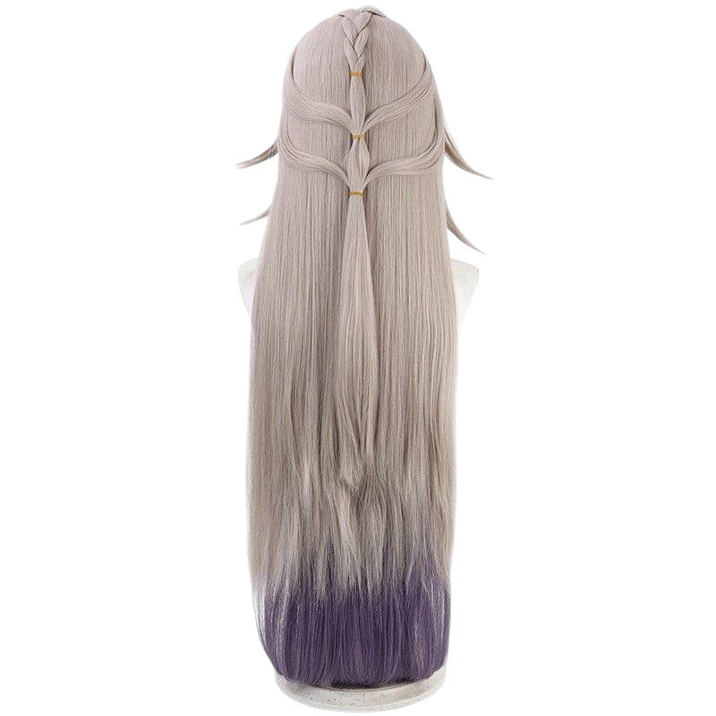 Honkai Star Rail Herta Cosplay Wig - Long Silver Hair for Genius Scientist