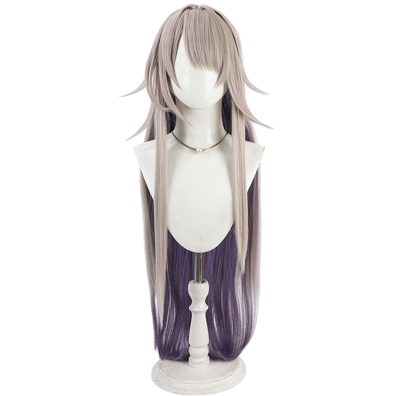 Honkai Star Rail Herta Cosplay Wig - Long Silver Hair for Genius Scientist
