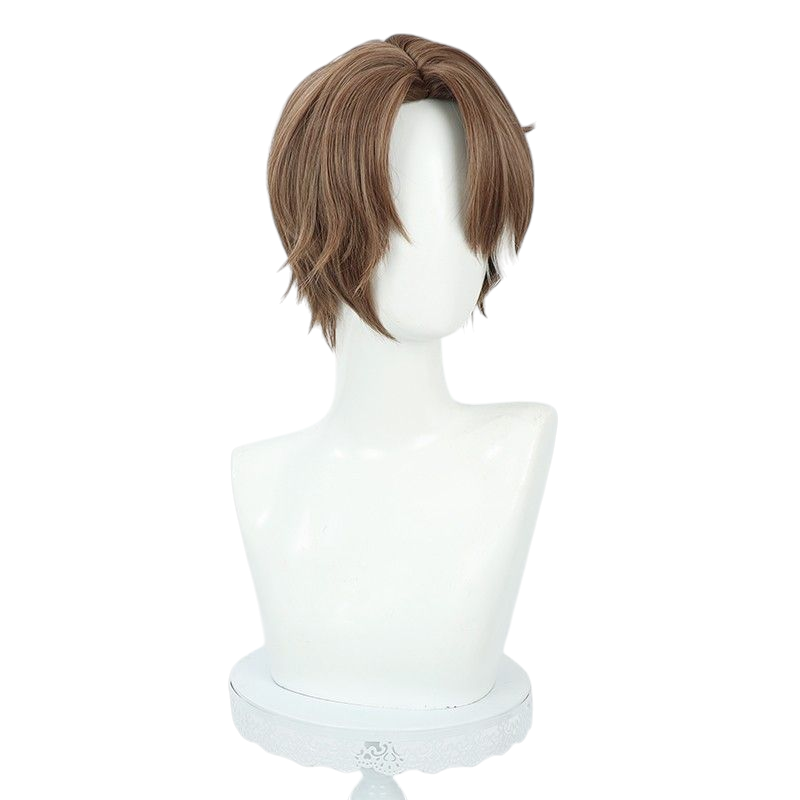 Honkai Star Rail Walter Yang Cosplay Wig - Silver White Scalp with Male Highlight