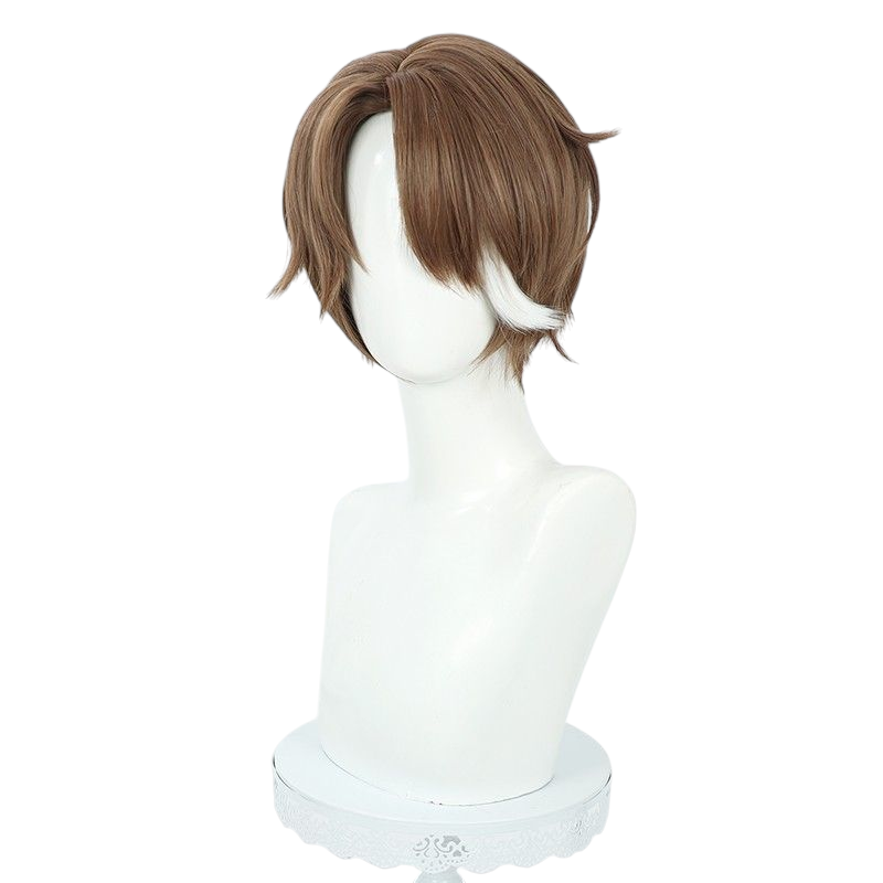 Honkai Star Rail Walter Yang Cosplay Wig - Silver White Scalp with Male Highlight