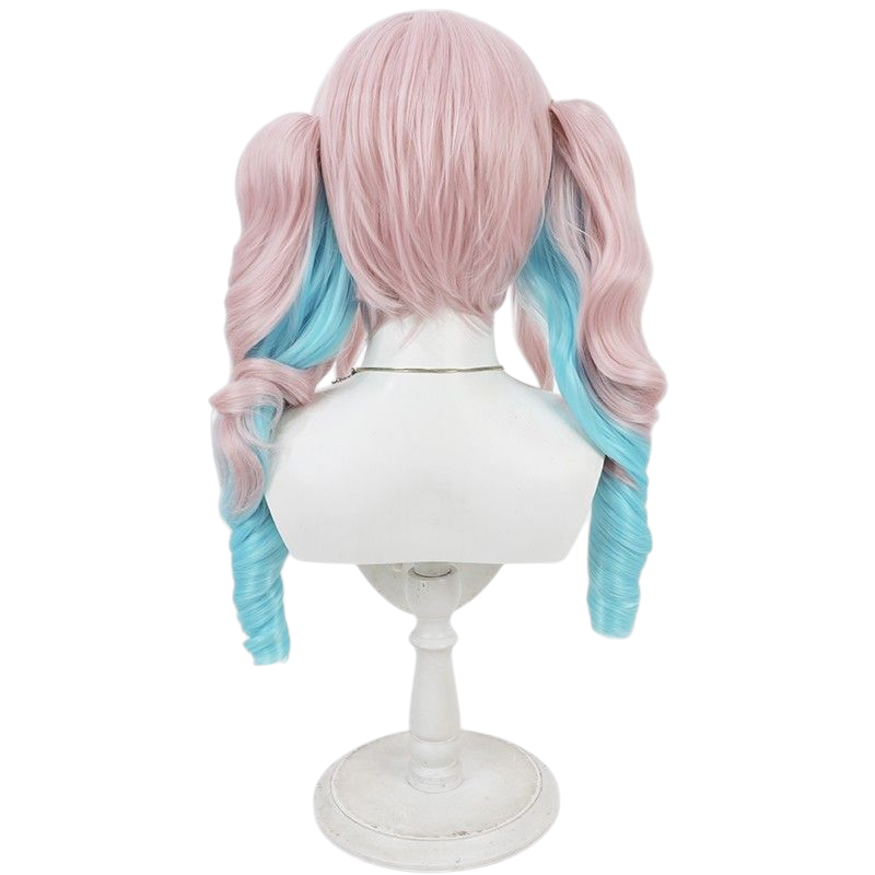 Honkai Star Rail Hyacinthia Cosplay Wig - Dual-Tone Scalp with Twin Tails