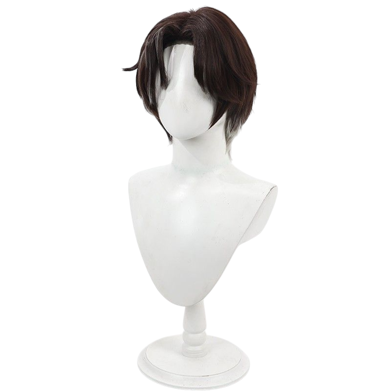 Honkai Star Rail Rikka Cosplay Wig - Teased Brown with Highlights