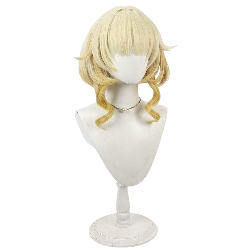 Honkai Star Rail Aglaya Cosplay Wig - Multi-Highlight Scalp for Starlit Scholar