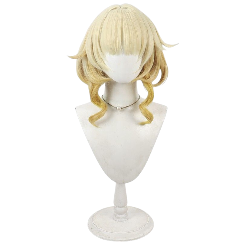 Honkai Star Rail Aglaya Cosplay Wig - Multi-Highlight Scalp for Starlit Scholar