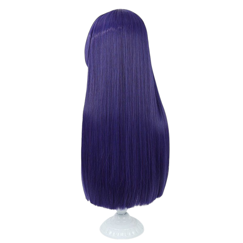 Honkai Star Rail Pela Cosplay Wig - Deep Blue Scalp for Assassin