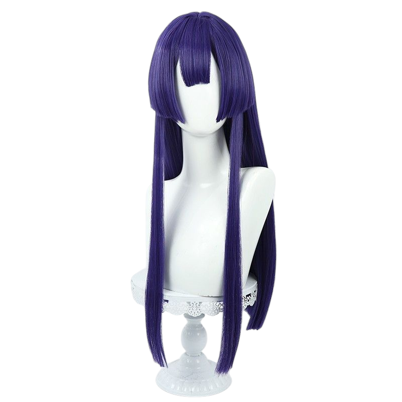 Honkai Star Rail Pela Cosplay Wig - Deep Blue Scalp for Assassin