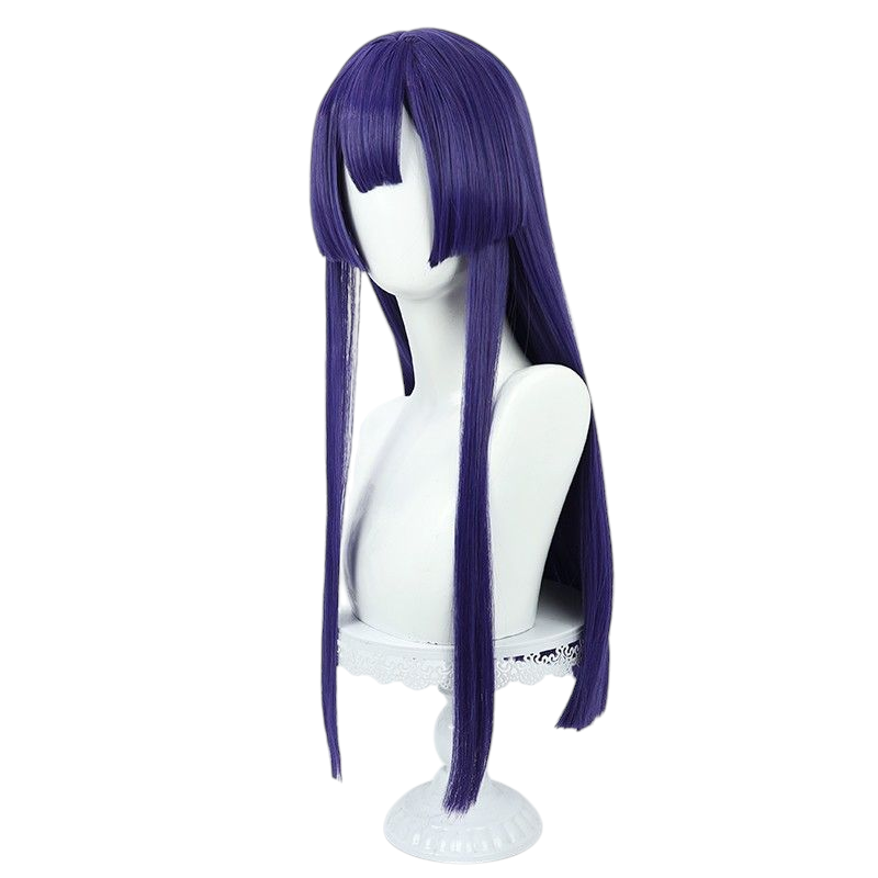 Honkai Star Rail Pela Cosplay Wig - Deep Blue Scalp for Assassin