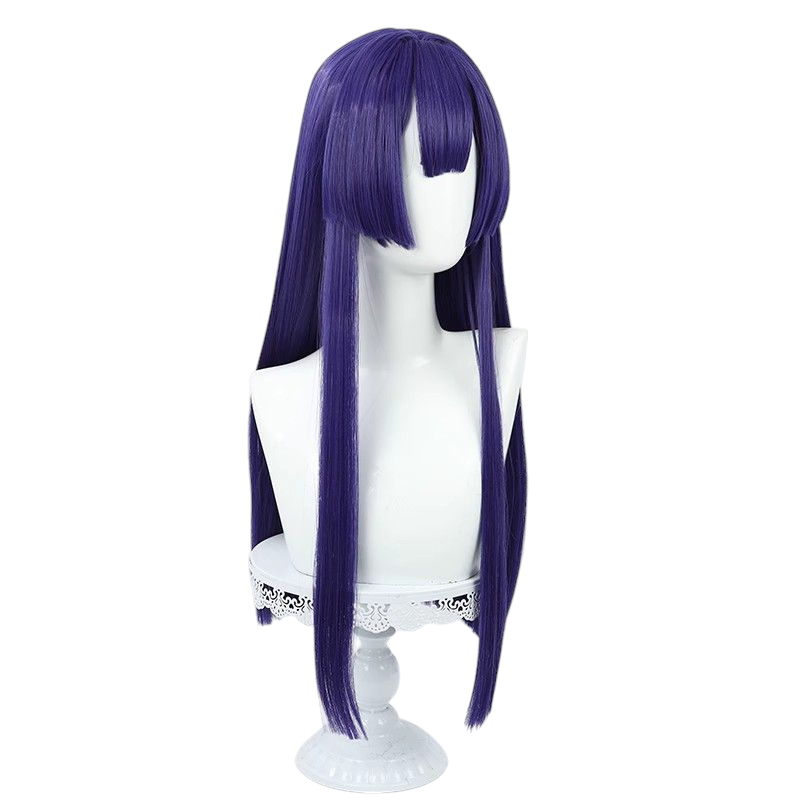 Honkai Star Rail Pela Cosplay Wig - Deep Blue Scalp for Assassin