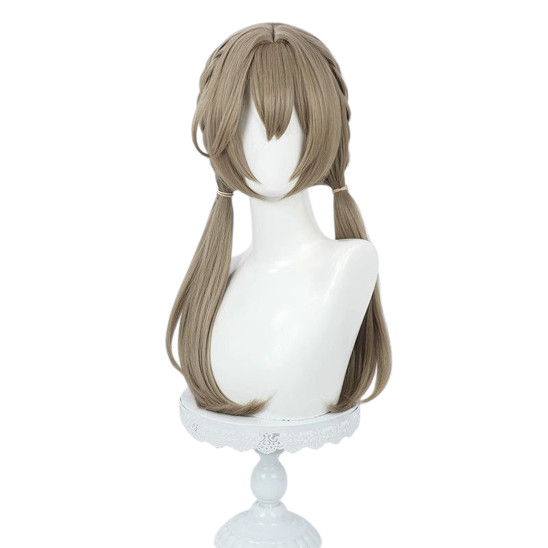 Honkai Star Rail Qing Que Cosplay Wig - Scalp with Twin ponytail
