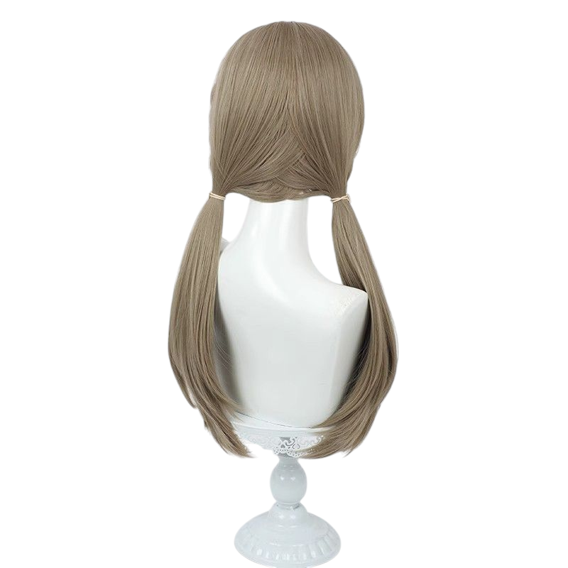 Honkai Star Rail Qing Que Cosplay Wig - Scalp with Twin ponytail