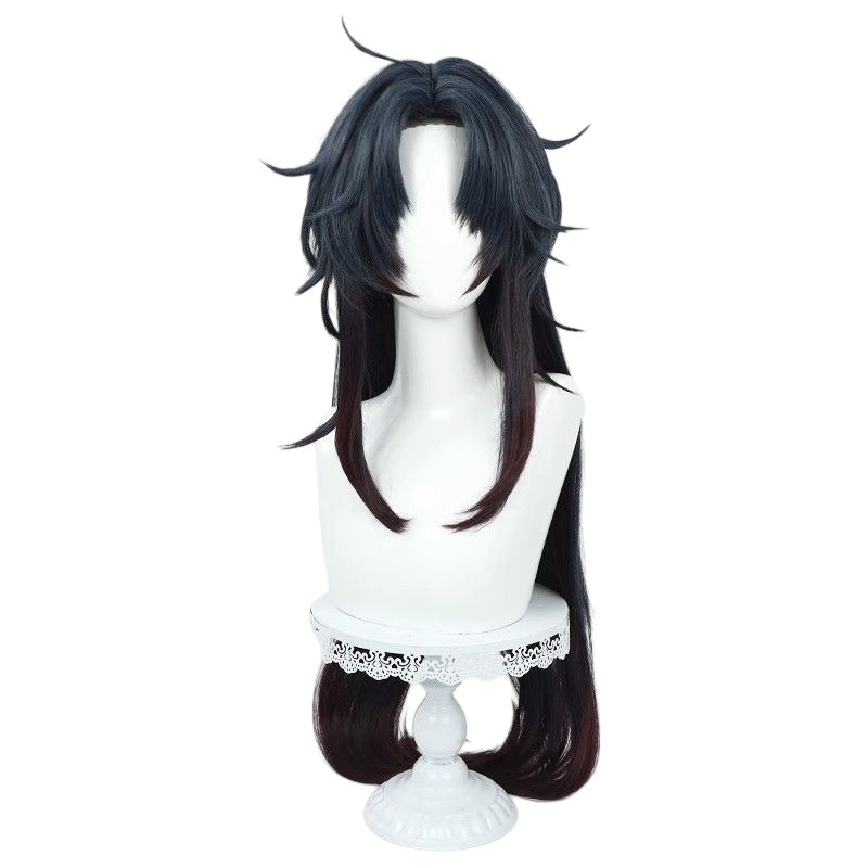 Honkai Star Rail刃 Cosplay Wig - Scalp with Drag Tail and T-Color Gradient
