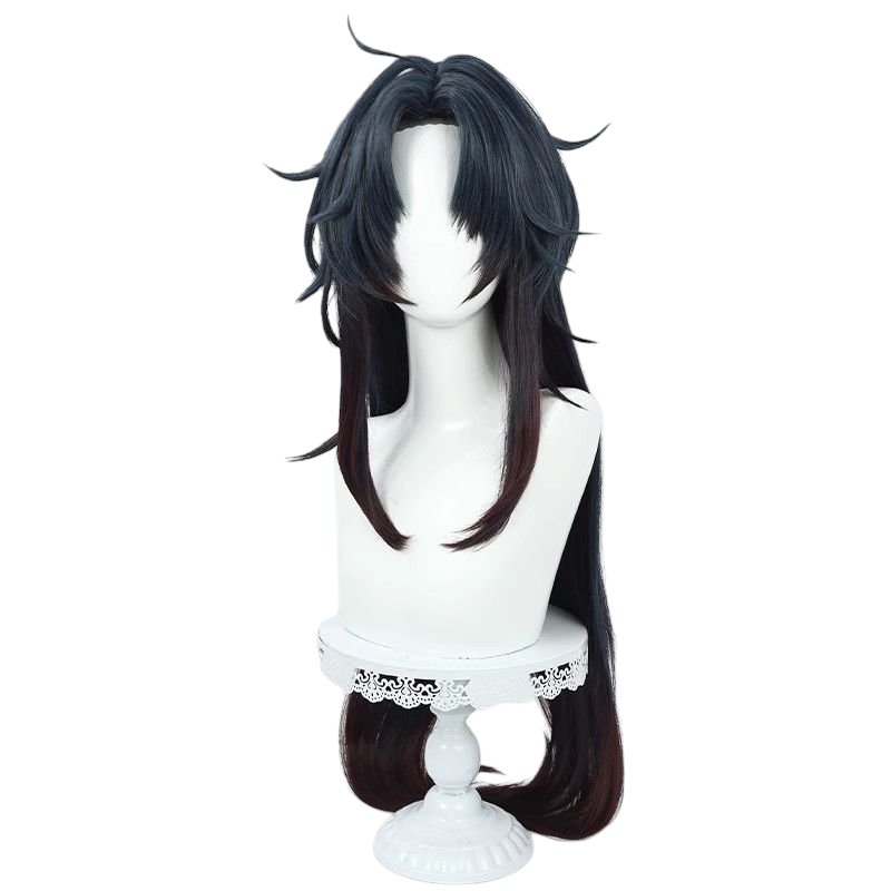 Honkai Star Rail刃 Cosplay Wig - Scalp with Drag Tail and T-Color Gradient