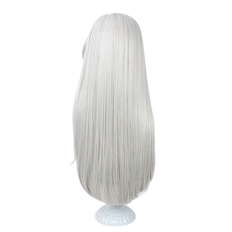 Honkai Star Rail Clara Cosplay Wig - Silver Long Scalp for Angelic Child
