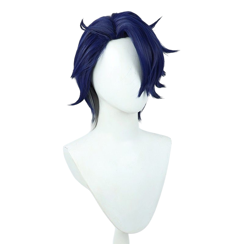 Honkai Star Rail Sang-Bao Cosplay Wig - Blue-White Gradient Scalp