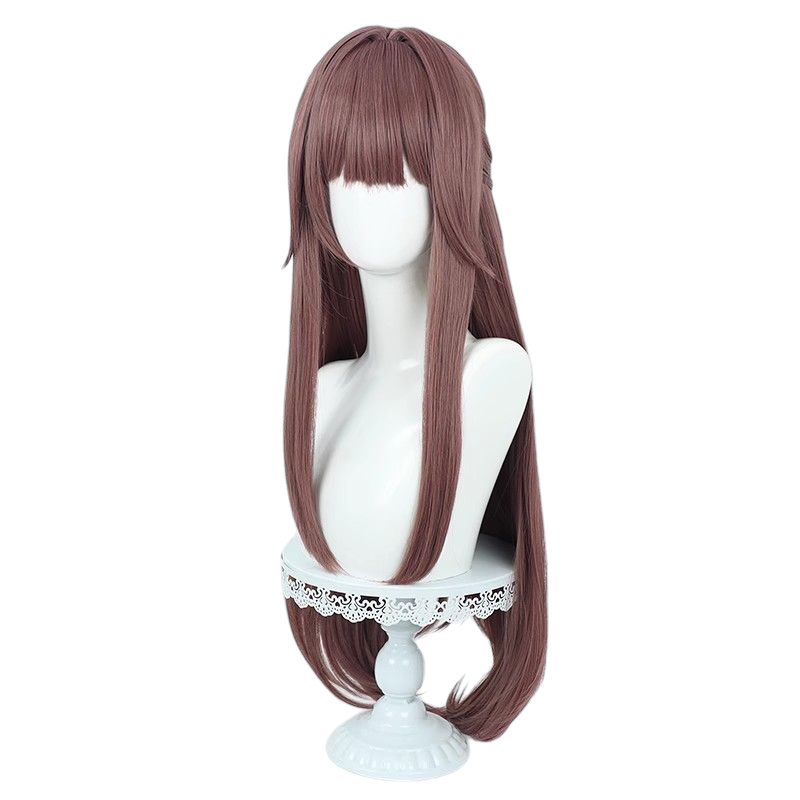 Honkai Star Rail Black Tower Cosplay Wig - Long Flowing Hair for Architect