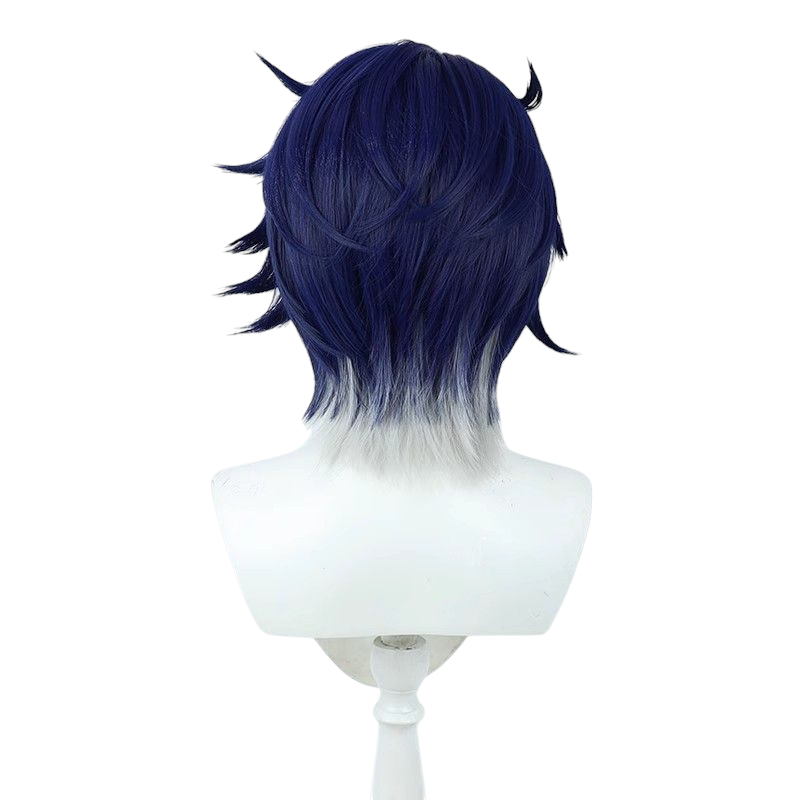 Honkai Star Rail Sang-Bao Cosplay Wig - Blue-White Gradient Scalp