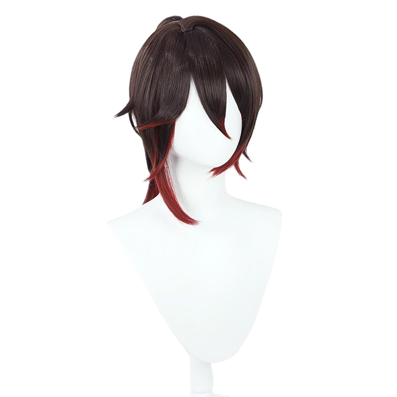 Honkai Star Rail Tingyun Cosplay Wig - Scalp with Split Ponytail for Dreamweaver