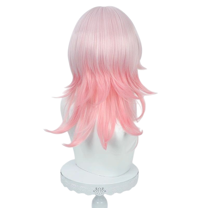 Honkai Star Rail March 7th Cosplay Wig - Scalp with Gradient for Adventurer