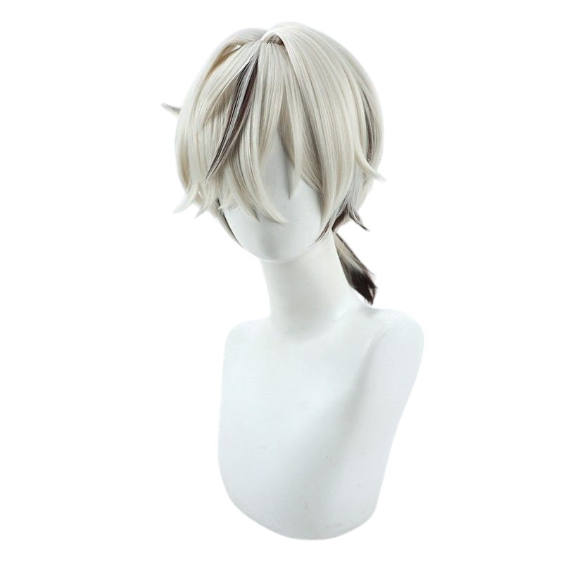 Honkai Star Rail Alan Cosplay Wig - Cream Long Drag Tail with Scalp
