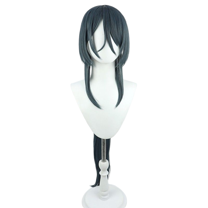 Honkai Star Rail Natasha Cosplay Wig - Blue Long Straight with Scalp