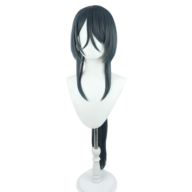 Honkai Star Rail Natasha Cosplay Wig - Blue Long Straight with Scalp