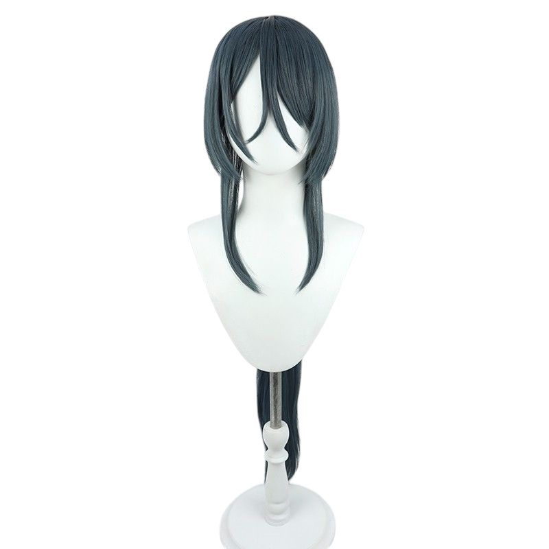 Honkai Star Rail Natasha Cosplay Wig - Blue Long Straight with Scalp