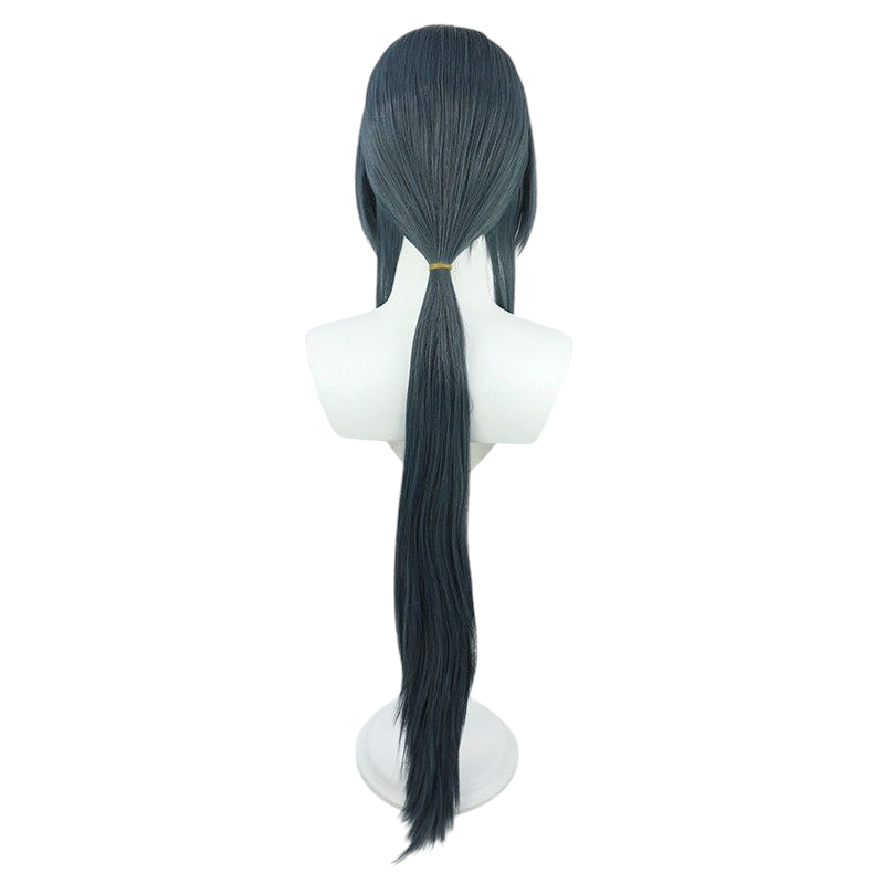 Honkai Star Rail Natasha Cosplay Wig - Blue Long Straight with Scalp