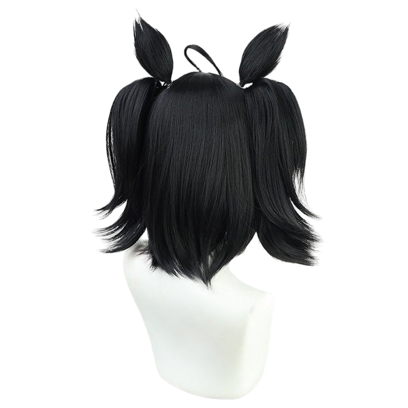 Lavender Uma Musume Satono Diamond Cosplay Wig - Twin Braids with Same Color Tail