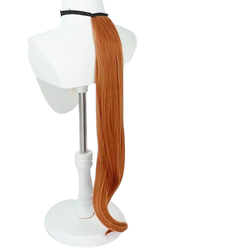 Lavender Uma Musume Admire Vega Cosplay Wig - Brown Hair with Matching Tail