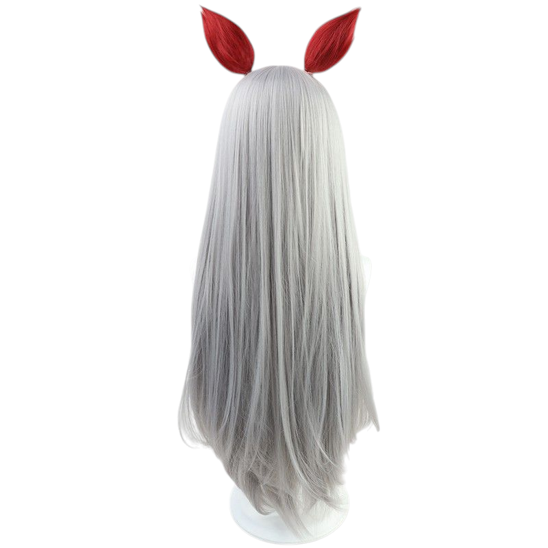 Uma Musume Tamamo Cross Cosplay Wig - Soft Wave with Same Color Tail - FEVERCOS