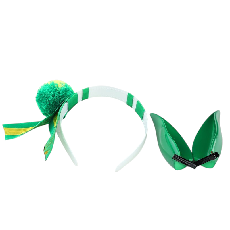 Sea Green Uma Musume Silence Suzuka Cosplay Wig - Headpiece Accessory