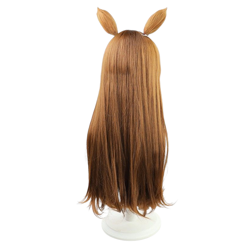 Sienna Uma Musume Katsunishiki Cosplay Wig - Brown Ears and Tail