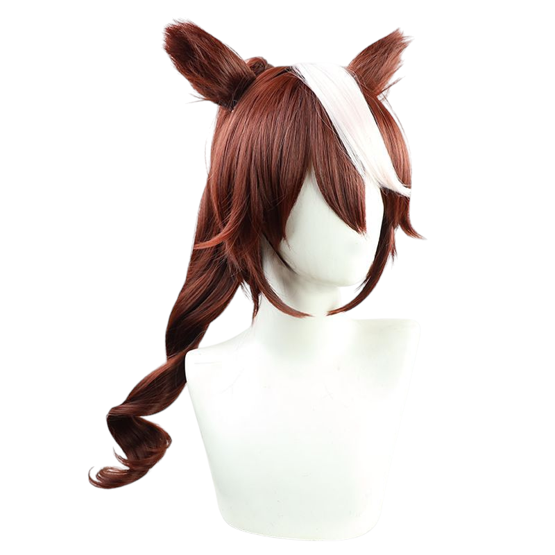 Uma Musume Tokai Teio Cosplay Wig - Tiger Clip with Ears - FEVERCOS
