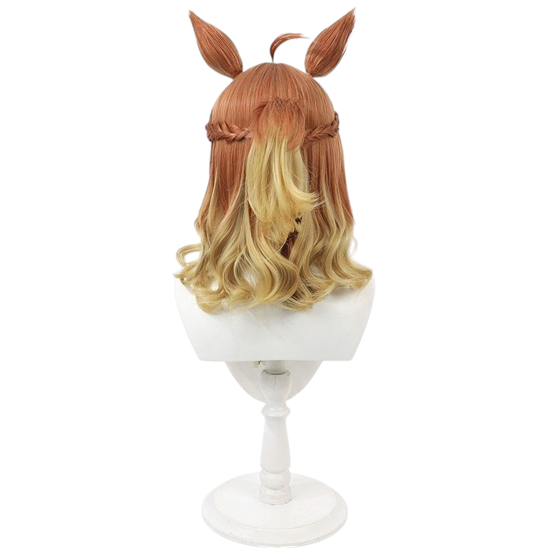 Sienna Uma Musume Shin Satellite Cosmos Cosplay Wig - Gradient Scalp for Forest Beauty