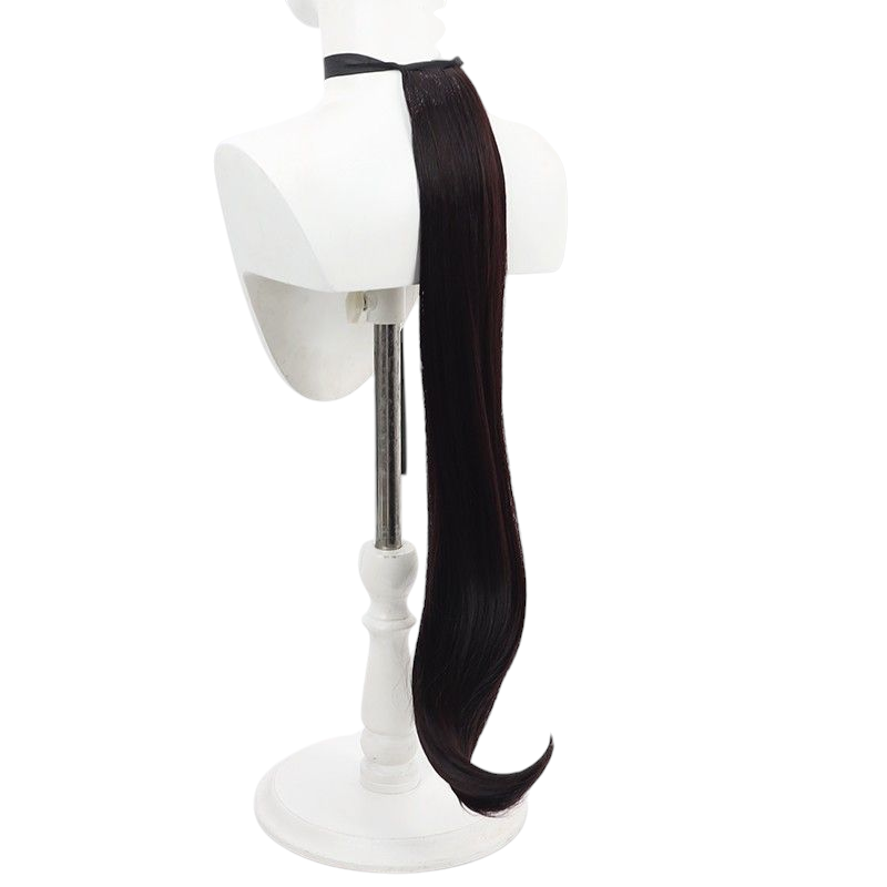 Uma Musume Strong Impact Cosplay Wig - Deep Brown with Ears and Twin Tails - FEVERCOS