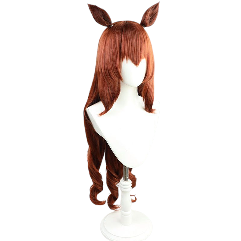 Sienna Uma Musume Maruzensky Cosplay Wig - Long Curly Hair for Iconic Champion