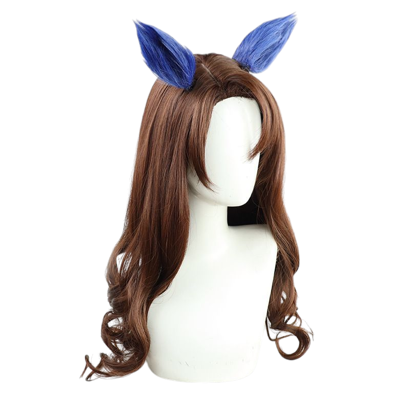 Dark Slate Gray Uma Musume Shin Kikaku Cosplay Wig - Scalp for Silent Genius