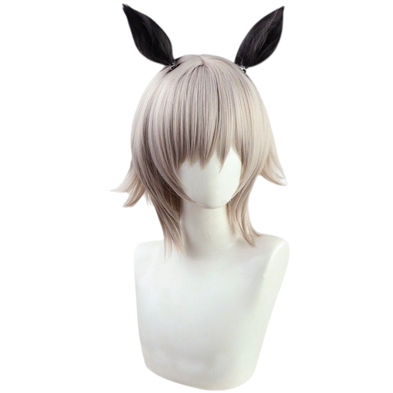 Uma Musume Super Kawanami Cosplay Wig - Same Color Ears for Coastal Grace - FEVERCOS