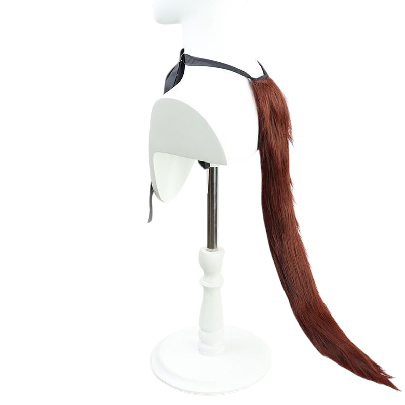 Lavender Uma Musume Rudolf Symboli Emperor Cosplay Wig - Three-Tone Hair for Royal Fusion