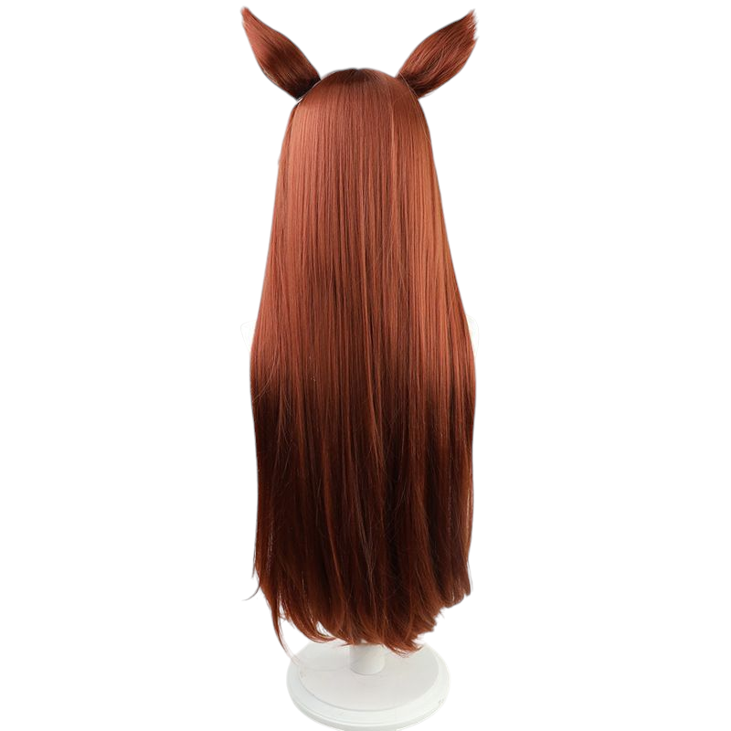 Saddle Brown Uma Musume Rudolf Symboli Emperor Cosplay Wig - Three-Tone Hair for Royal Fusion
