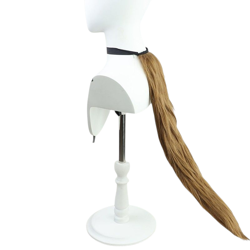 Light Gray Uma Musume Rudolf Symboli Emperor Cosplay Wig - Three-Tone Hair for Royal Fusion