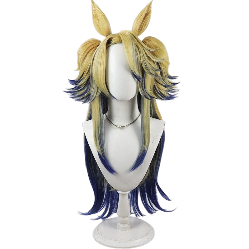 Gray Uma Musume Chikusa no Kuni Cosplay Wig - 'Obey Your Master' Ears and Tail