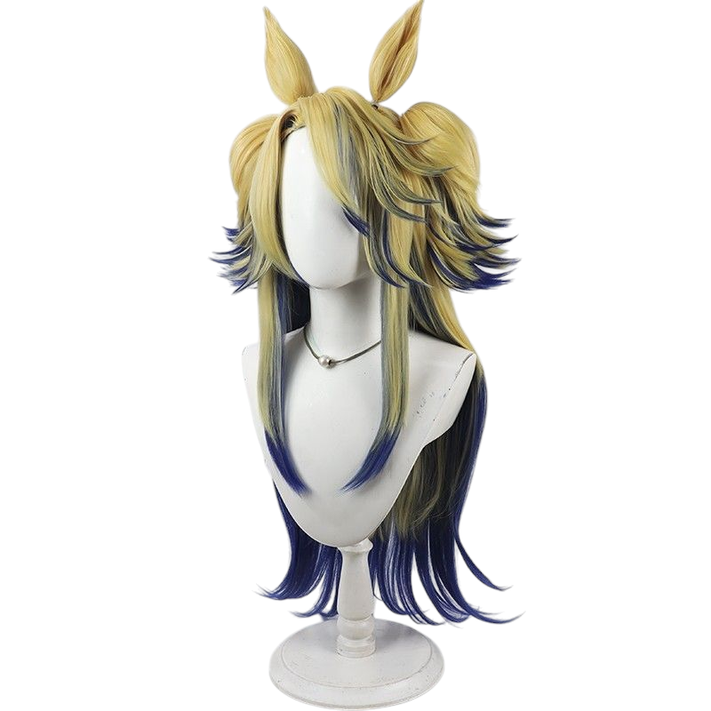 Gray Uma Musume Chikusa no Kuni Cosplay Wig - 'Obey Your Master' Ears and Tail