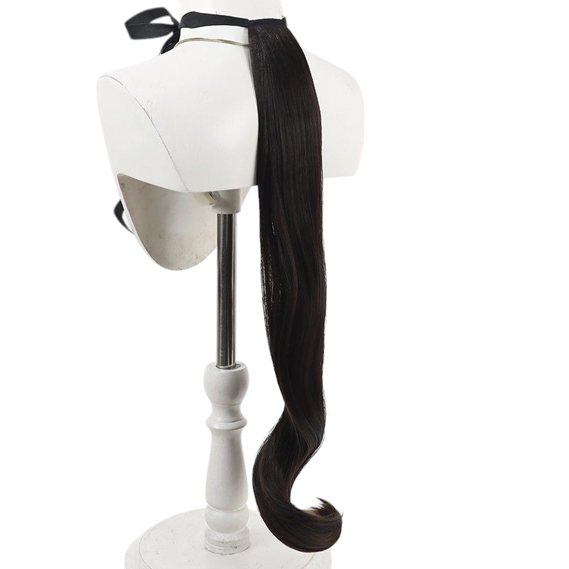 Black Uma Musume Stay Gold Cosplay Wig - Golden Ears and Tail for Legendary Journey