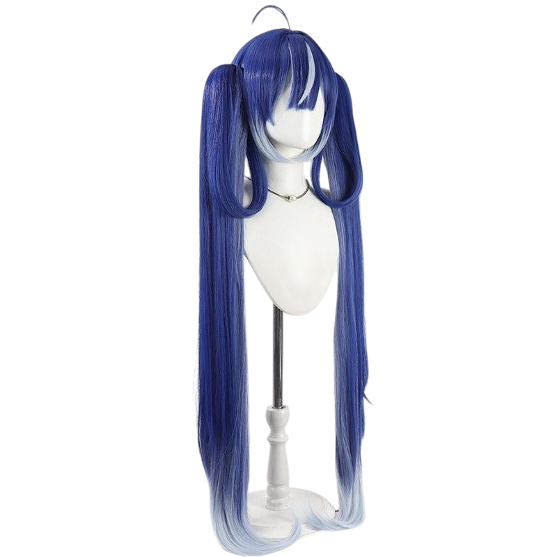 Genso Kijin Iuno Cosplay Wig - Long Dual Tails with Scalp for YUNO